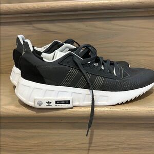 Adidas Primeblue Gray and White Shoes